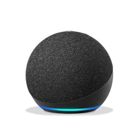 An Alexa Echo Dot.